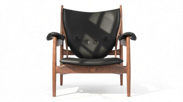 The Chieftain – Walnut and Black Vegan Leather