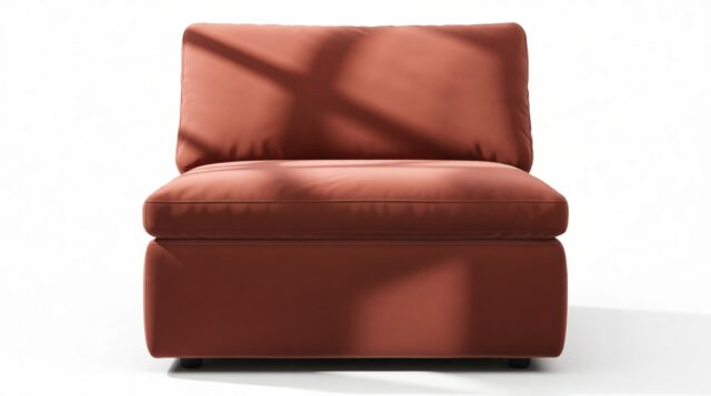 The Ciel – Cinnamon Velvet, Armless Module