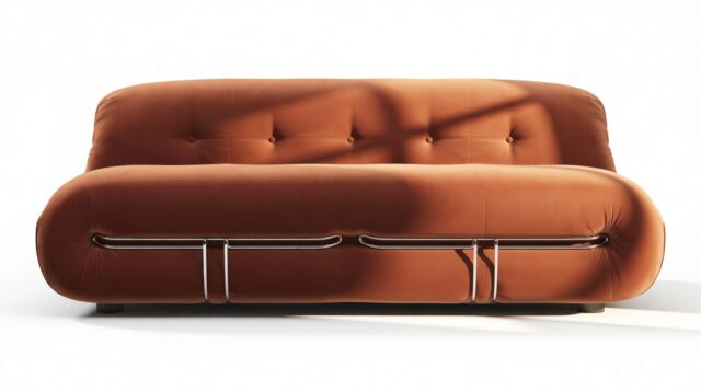 The Soriana – Spice Velvet, Two Seater Sofa