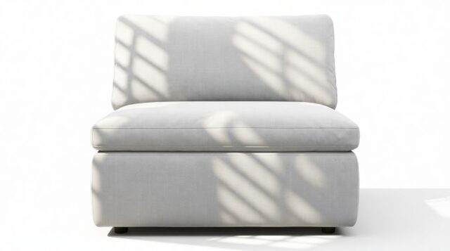 The Ciel – Dove Linen, Armless Module