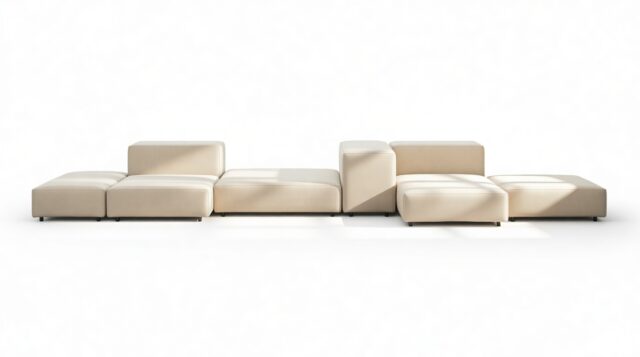 The Extrasoft – Eggshell Vegan Suede, Combination 2 (Right)