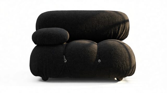 The Bellini – Black Boucle, Left Arm