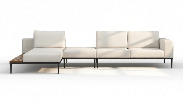 The Marzio – Shell Performance Weave, Sectional (Left Chaise)