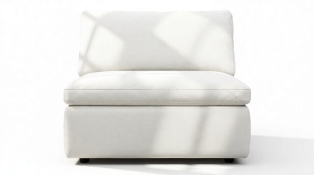 The Ciel – White Linen, Armless Module