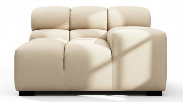 The Tufty Outdoor – Latte Performance Weave (Outdoor), Armrest (Right)