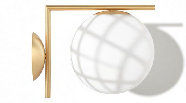 The IC – Brass, Indoor Wall Light