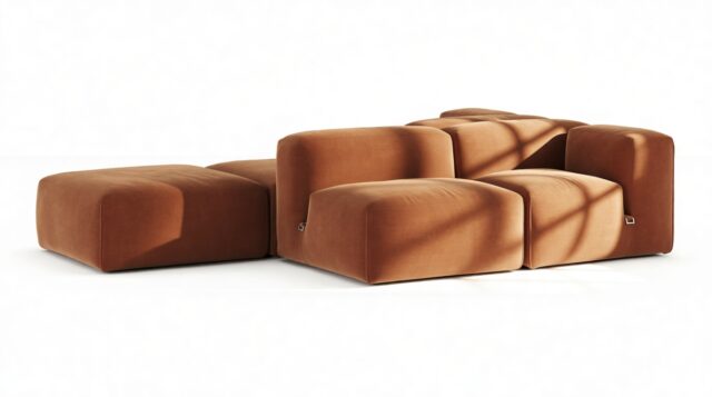 The Le Mura – Rust Chenille, Dual Aspect (Left)