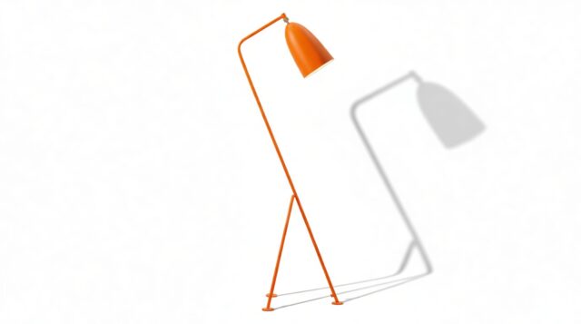 The Grasshopper – Orange, Floor Lamp