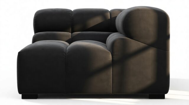 The Tufty – Black Velvet, Corner (Right)