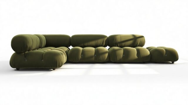 The Bellini – Thyme Luxe Velvet, Sectional (Left Corner)