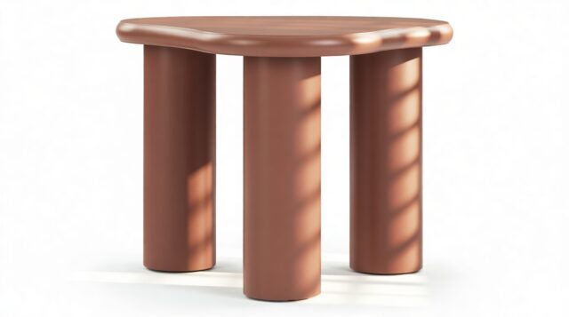 The Averin – Terracotta, Side Table