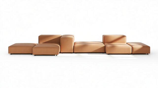 The Extrasoft – Tan Vegan Leather, Combination 2 (Left)