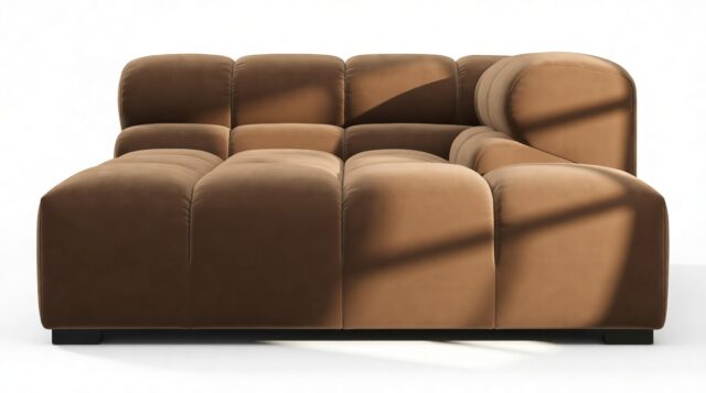 The Tufty – Mocha Velvet, Deep Corner Half (Right)