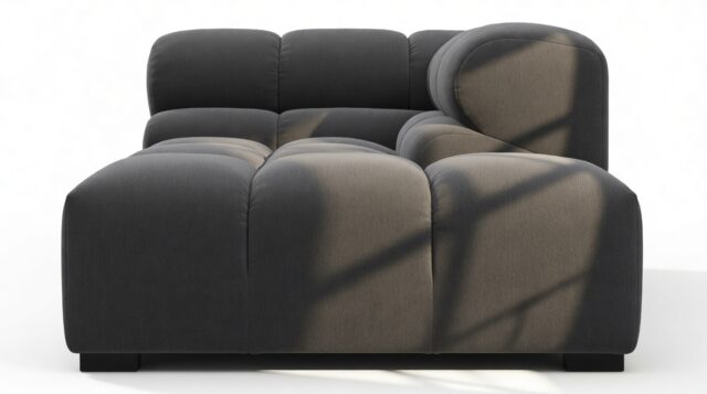 The Tufty – Ink Brushed Weave, Corner Half (Right)