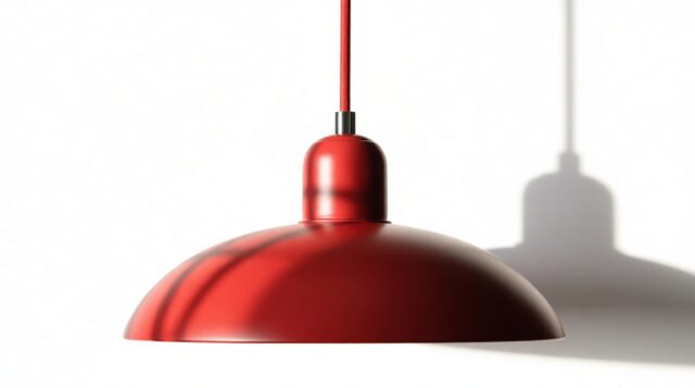 The Clia – Red, Pendant Lamp