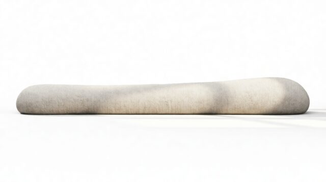 The On the Rocks – Dove Textured Chenille, Large Backrest