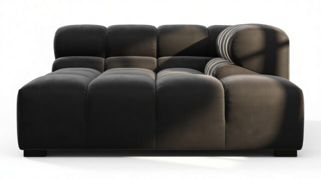 The Tufty – Black Velvet, Deep Corner Half (Right)