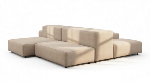 The Extrasoft – Biscotti Brushed Weave, Combination 1 (Left)