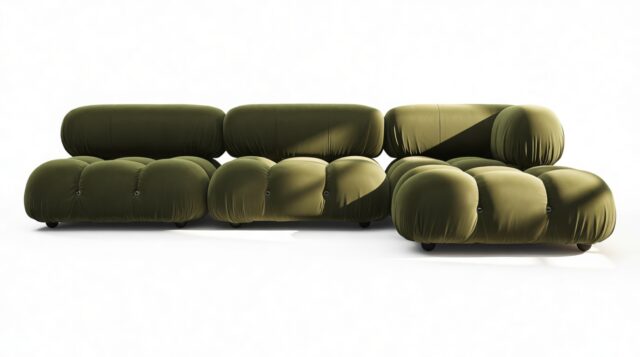 The Bellini – Thyme Luxe Velvet, Sectional (Right Chaise)
