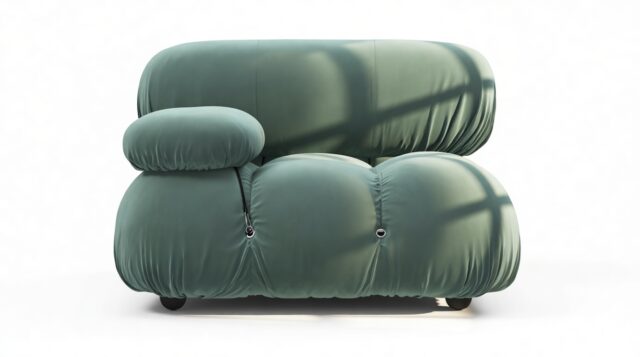 The Bellini – Jadeite Luxe Velvet, Left Arm