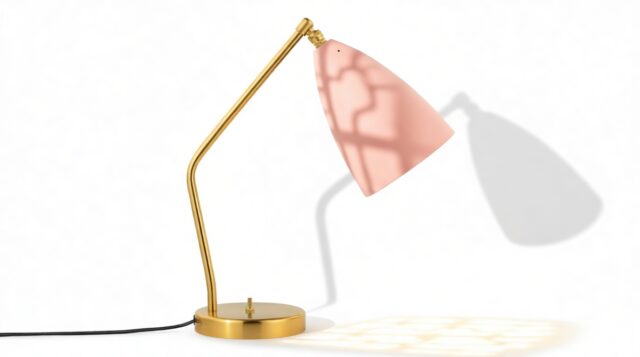 The Grasshopper – Pink, Table Lamp