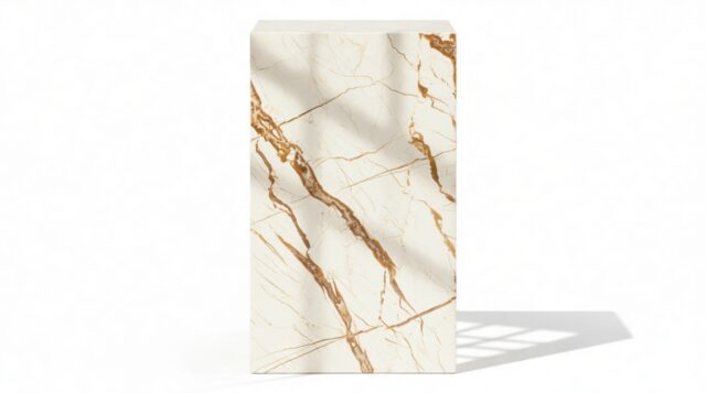 The Plinth – Sofita Gold Marble, Side Table