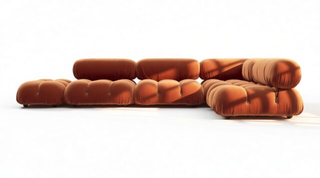 The Bellini – Spice Velvet, Sectional (Right Corner)