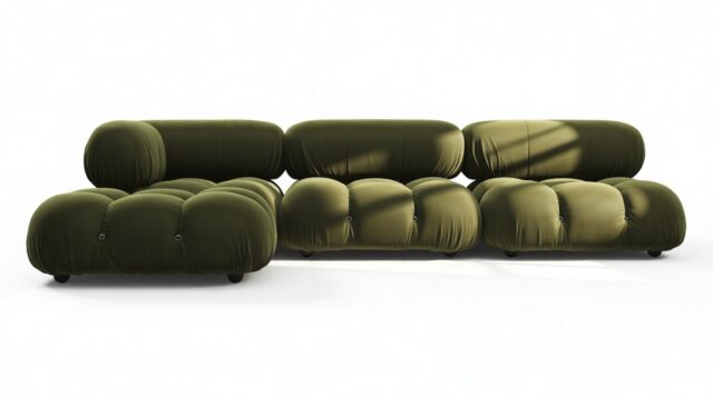 The Bellini – Thyme Luxe Velvet, Sectional (Left Chaise)