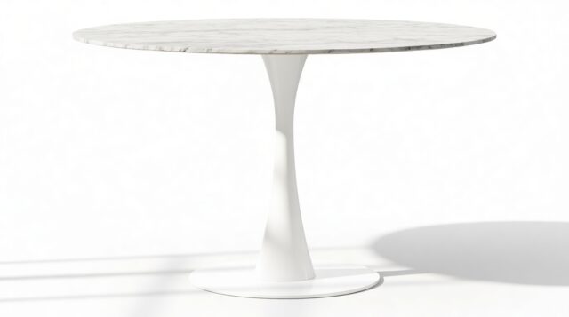 The Nord – Carrara Marble, Round 47in