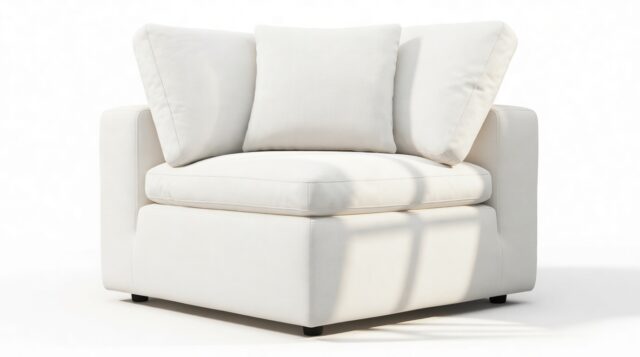 The Ciel – White Linen, Corner Module