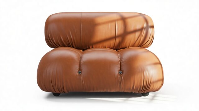 The Bellini – Tan Premium Leather, Armless Module