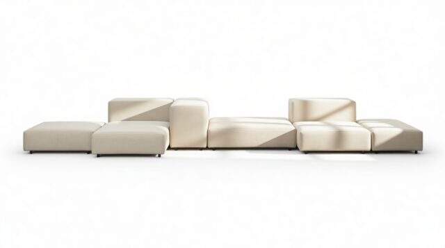 The Extrasoft – Eggshell Vegan Suede, Combination 2 (Left)