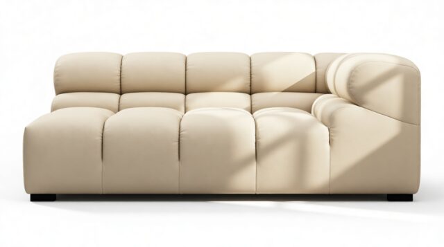 The Tufty Outdoor – Latte Performance Weave (Outdoor), Extra Large Corner (Right)