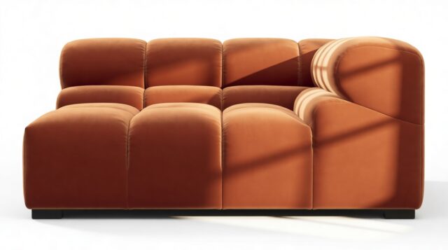 The Tufty – Spice Velvet, Large Corner (Right)