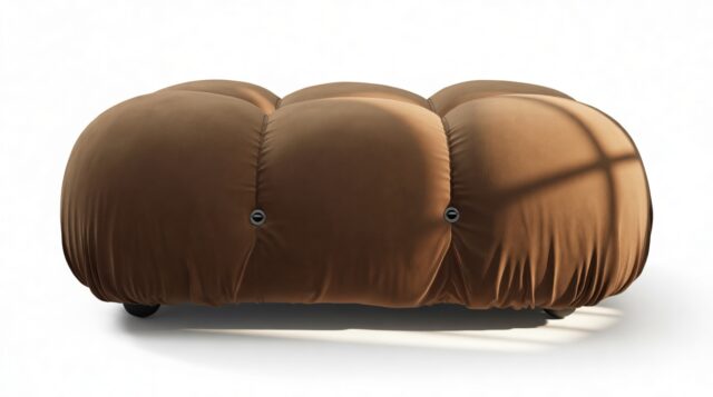 The Bellini – Mocha Velvet, Ottoman