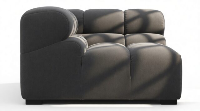 The Tufty – Ink Brushed Weave, Corner (Left)