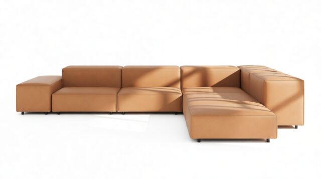 The Extrasoft – Tan Vegan Leather, Corner (Right)