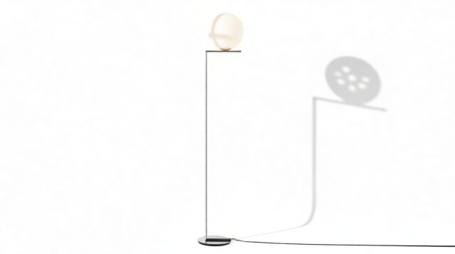 The IC – Chrome, Floor Lamp