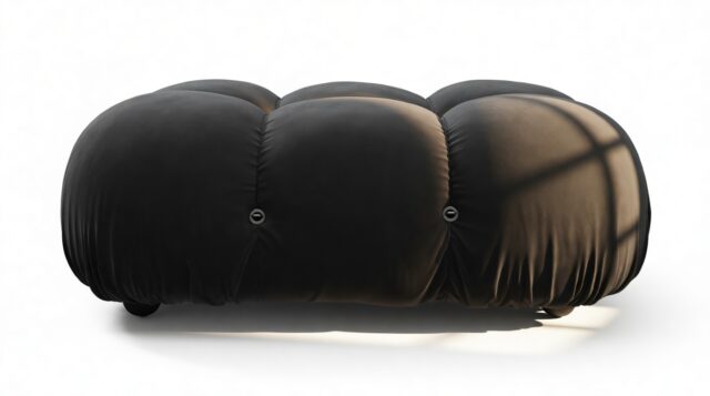 The Bellini – Black Velvet, Ottoman