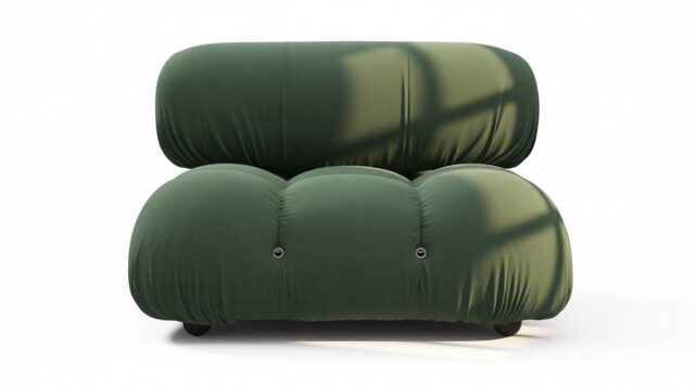 The Bellini – Evergreen Brushed Weave, Armless Module