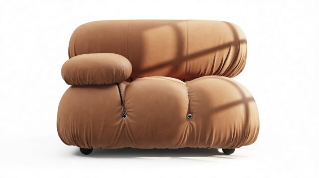 The Bellini – Tan Vegan Leather, Left Arm