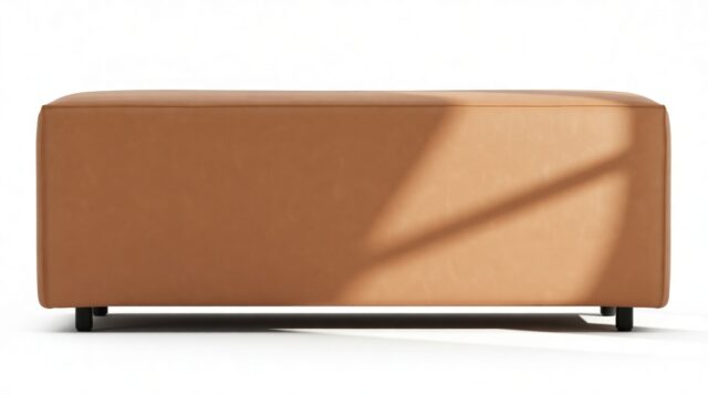 The Extrasoft – Tan Vegan Leather, L Armrest