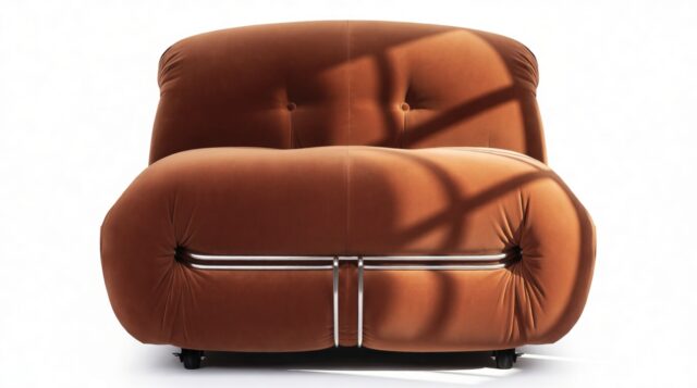 The Soriana – Spice Velvet, Lounge Chair