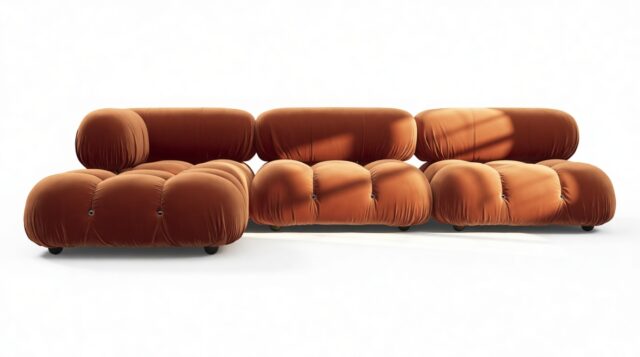 The Bellini – Spice Velvet, Sectional (Left Chaise)