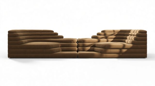 The Terrazza – Brown Vegan Suede, Combination