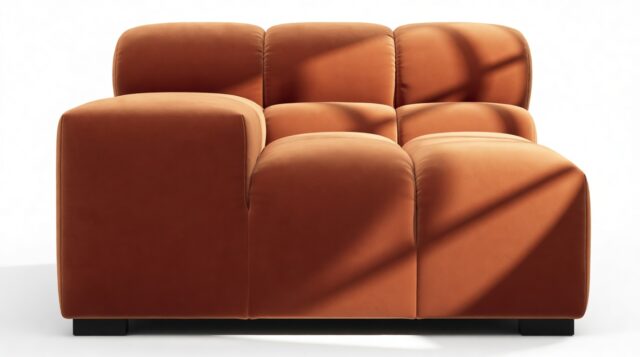 The Tufty – Spice Velvet, Armrest (Left)