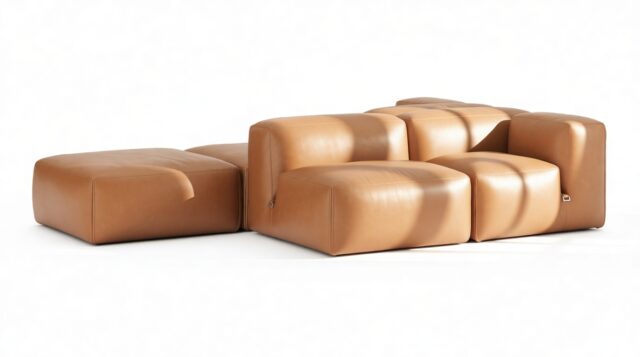 The Le Mura – Tan Vegan Leather, Dual Aspect (Left)