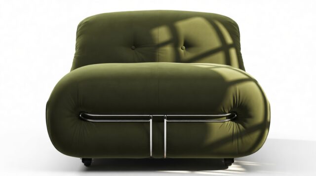 The Soriana – Thyme Luxe Velvet, Deep Lounge Chair