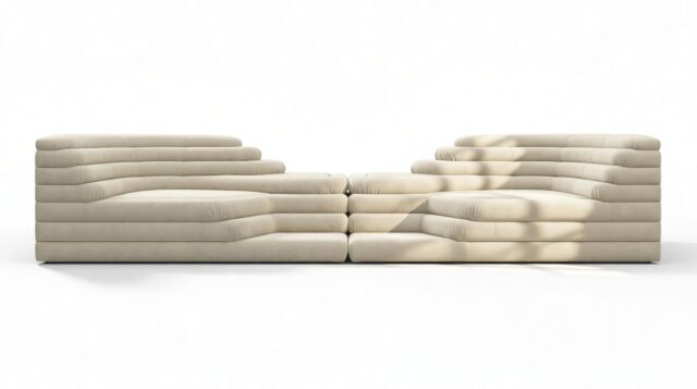 The Terrazza – Eggshell Vegan Suede, Combination