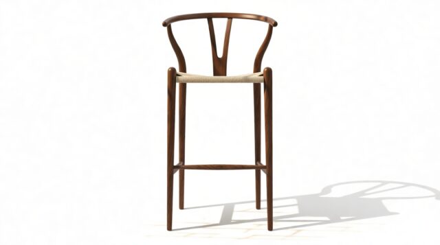 The Wish – Light Walnut, Bar Stool
